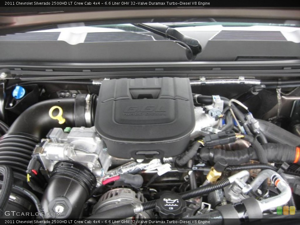 6.6 Liter OHV 32-Valve Duramax Turbo-Diesel V8 Engine for the 2011 Chevrolet Silverado 2500HD #46391969