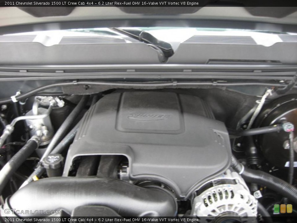 6.2 Liter Flex-Fuel OHV 16-Valve VVT Vortec V8 Engine for the 2011 Chevrolet Silverado 1500 #46392273