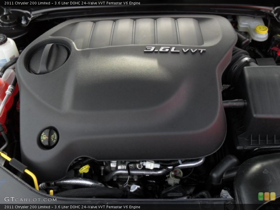 3.6 Liter DOHC 24-Valve VVT Pentastar V6 Engine for the 2011 Chrysler 200 #46393245
