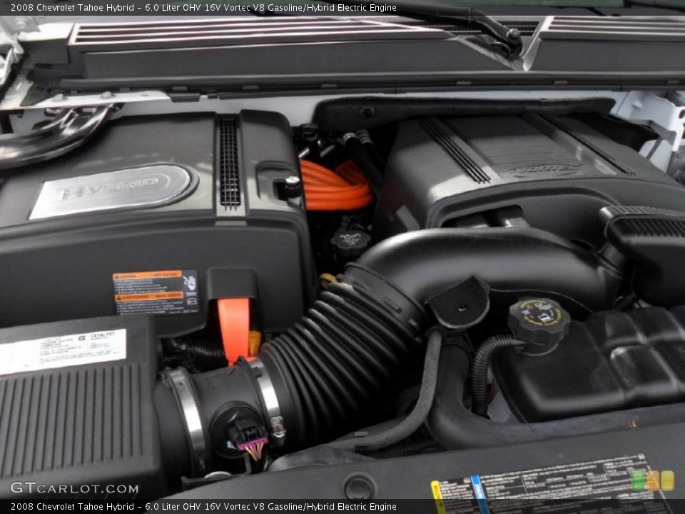 6.0 Liter OHV 16V Vortec V8 Gasoline/Hybrid Electric Engine for the 2008 Chevrolet Tahoe #46396234