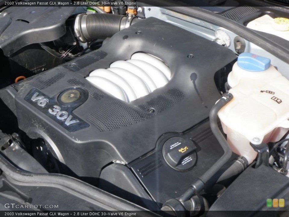 2.8 Liter DOHC 30-Valve V6 Engine for the 2003 Volkswagen Passat #46396324
