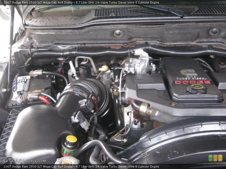 6.7 Liter OHV 24-Valve Turbo Diesel Inline 6 Cylinder Engine for the 2007 Dodge Ram 3500 #46399470