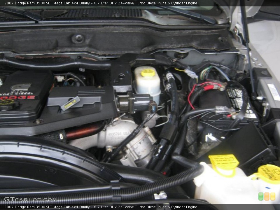 6.7 Liter OHV 24-Valve Turbo Diesel Inline 6 Cylinder Engine for the 2007 Dodge Ram 3500 #46399485