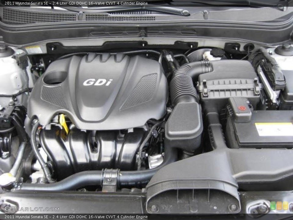 2.4 Liter GDI DOHC 16-Valve CVVT 4 Cylinder Engine for the 2011 Hyundai Sonata #46399803
