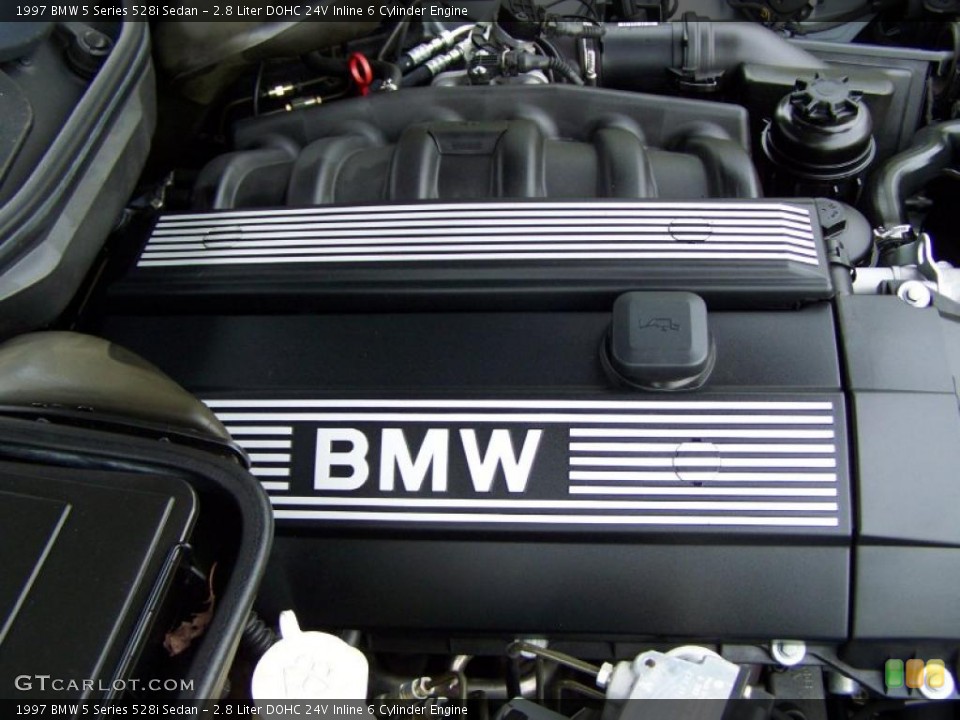 2.8 Liter DOHC 24V Inline 6 Cylinder Engine for the 1997 BMW 5 Series #46401909