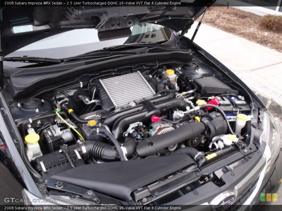 2.5 Liter Turbocharged DOHC 16-Valve VVT Flat 4 Cylinder Engine for the 2008 Subaru Impreza #46402356