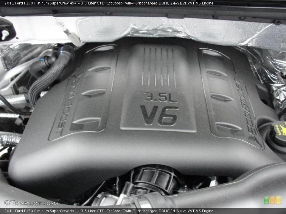 3.5 Liter GTDI EcoBoost Twin-Turbocharged DOHC 24-Valve VVT V6 Engine for the 2011 Ford F150 #46403937