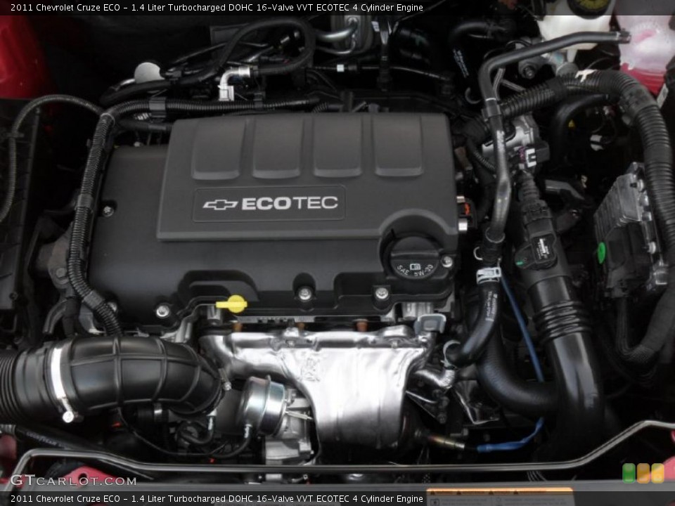 1.4 Liter Turbocharged DOHC 16-Valve VVT ECOTEC 4 Cylinder Engine for the 2011 Chevrolet Cruze #46406145