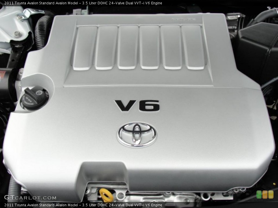 3.5 Liter DOHC 24-Valve Dual VVT-i V6 2011 Toyota Avalon Engine