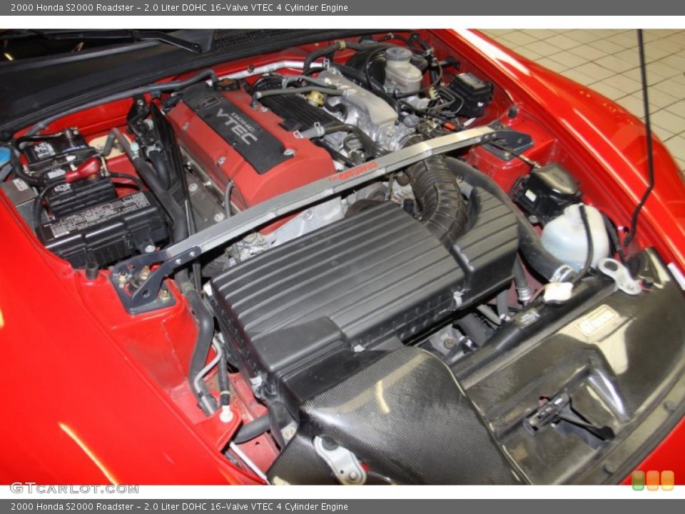 2.0 Liter DOHC 16-Valve VTEC 4 Cylinder Engine for the 2000 Honda S2000 #46411425