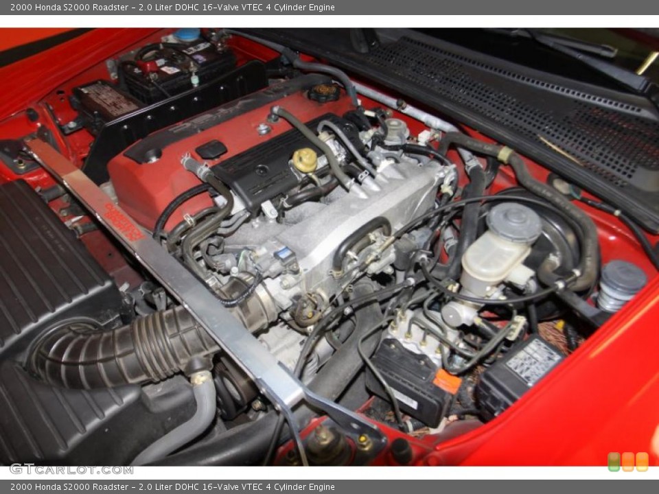 2.0 Liter DOHC 16-Valve VTEC 4 Cylinder Engine for the 2000 Honda S2000 #46411440