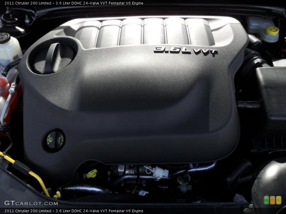 3.6 Liter DOHC 24-Valve VVT Pentastar V6 Engine for the 2011 Chrysler 200 #46413363