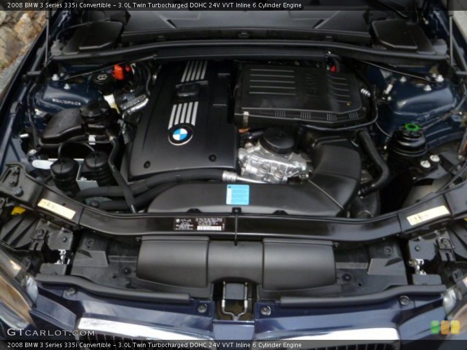 3.0L Twin Turbocharged DOHC 24V VVT Inline 6 Cylinder Engine for the 2008 BMW 3 Series #46413909