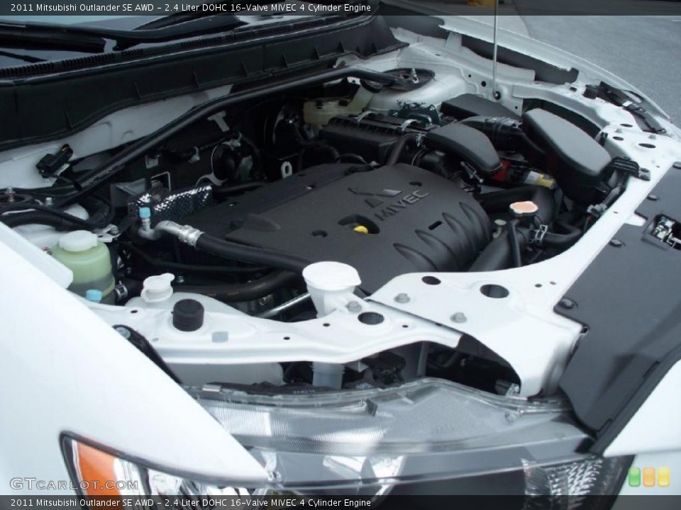 2.4 Liter DOHC 16-Valve MIVEC 4 Cylinder Engine for the 2011 Mitsubishi Outlander #46415488