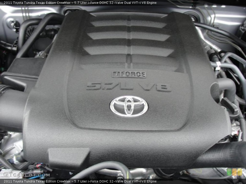 5.7 Liter i-Force DOHC 32-Valve Dual VVT-i V8 Engine for the 2011 Toyota Tundra #46421664