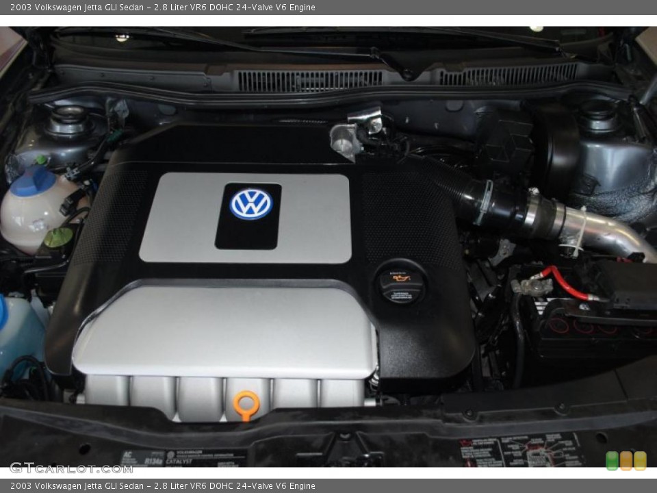 2.8 Liter VR6 DOHC 24-Valve V6 Engine for the 2003 Volkswagen Jetta #46428321