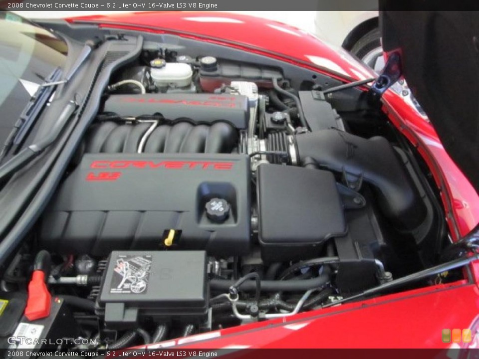 6.2 Liter OHV 16-Valve LS3 V8 Engine for the 2008 Chevrolet Corvette #46432143