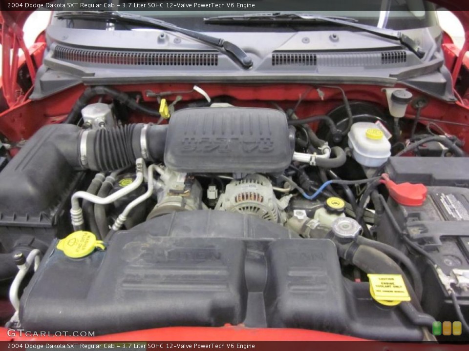 3.7 Liter SOHC 12-Valve PowerTech V6 Engine for the 2004 Dodge Dakota #46435125