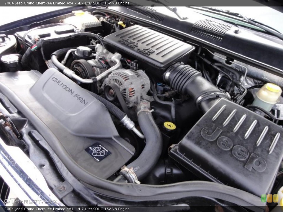 4.7 Liter SOHC 16V V8 Engine for the 2004 Jeep Grand Cherokee #46435923