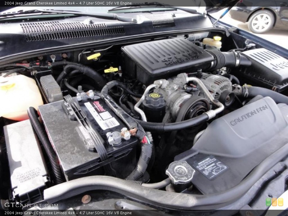 4.7 Liter SOHC 16V V8 Engine for the 2004 Jeep Grand Cherokee #46435938