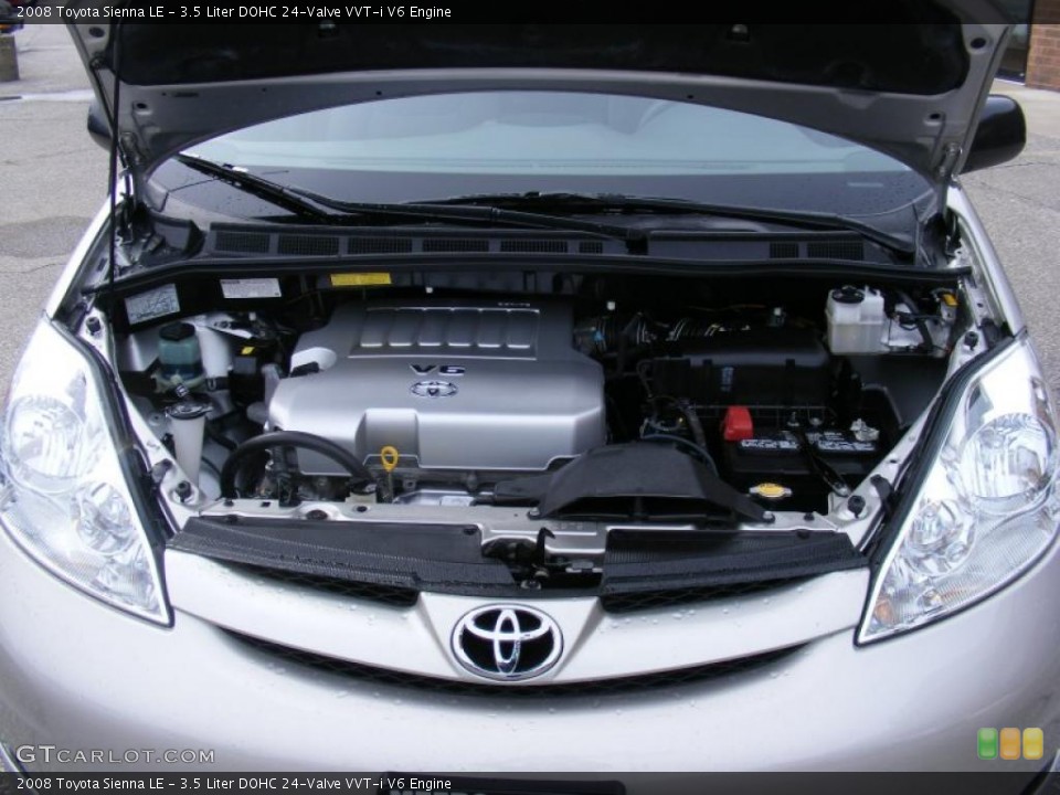 3.5 Liter DOHC 24-Valve VVT-i V6 Engine for the 2008 Toyota Sienna #46438785