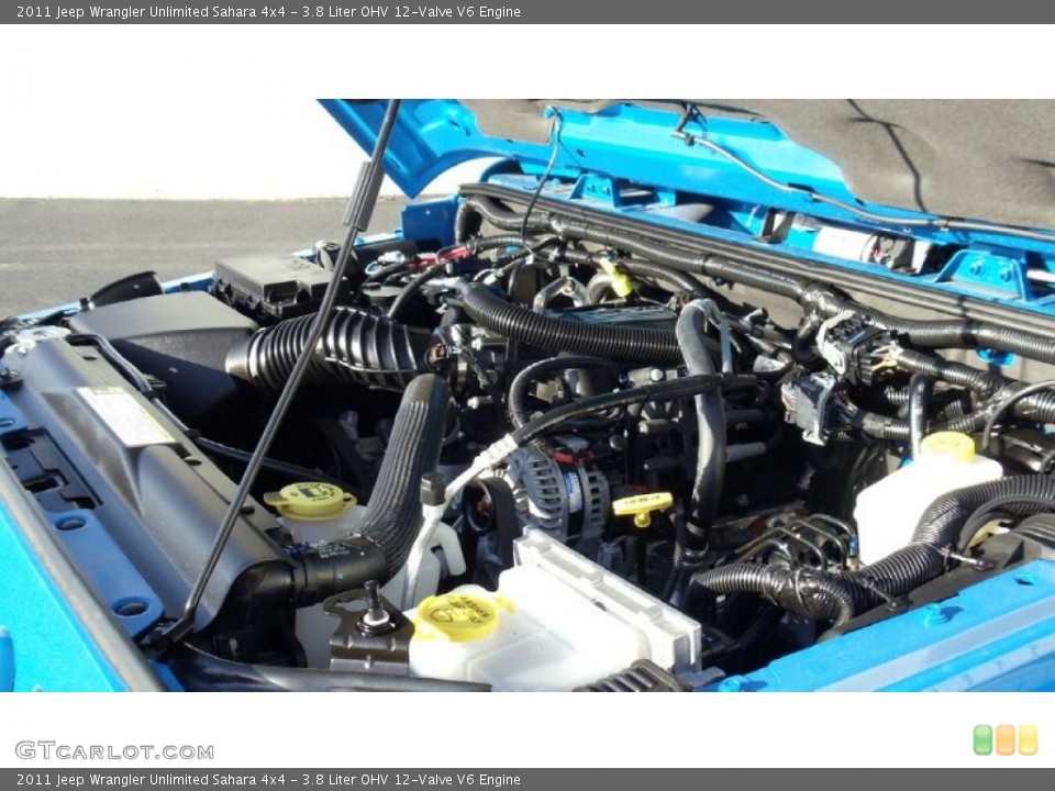 3.8 Liter OHV 12-Valve V6 Engine for the 2011 Jeep Wrangler Unlimited #46440039