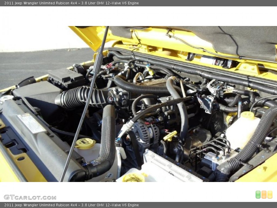 3.8 Liter OHV 12-Valve V6 Engine for the 2011 Jeep Wrangler Unlimited #46440384