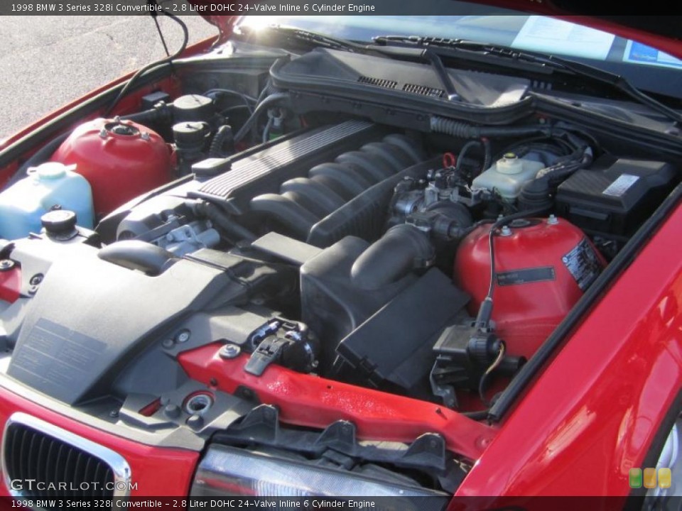 2.8 Liter DOHC 24-Valve Inline 6 Cylinder Engine for the 1998 BMW 3 Series #46443906