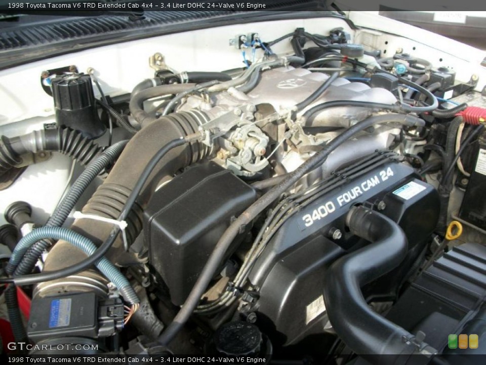 3.4 Liter DOHC 24-Valve V6 Engine for the 1998 Toyota Tacoma #46446162