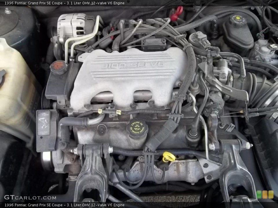 3.1 Liter OHV 12-Valve V6 Engine for the 1996 Pontiac Grand Prix #46447545