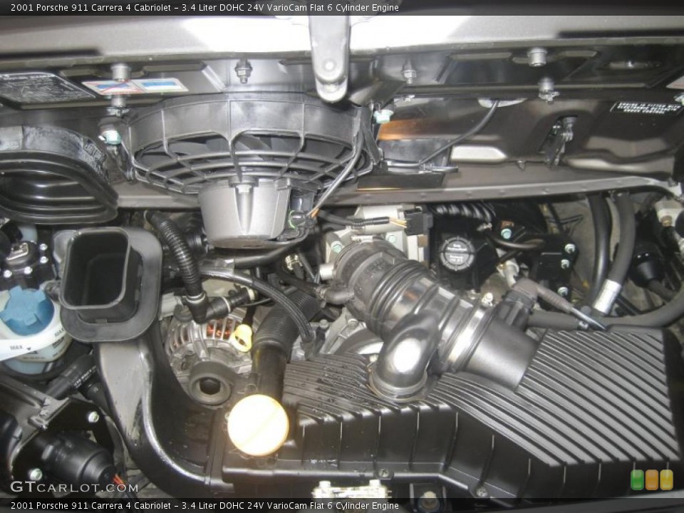 3.4 Liter DOHC 24V VarioCam Flat 6 Cylinder Engine for the 2001 Porsche 911 #46450830