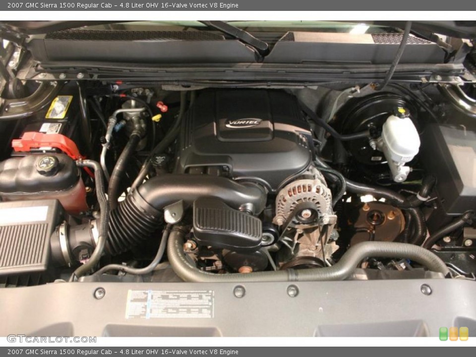 4.8 Liter OHV 16-Valve Vortec V8 Engine for the 2007 GMC Sierra 1500 #46451775