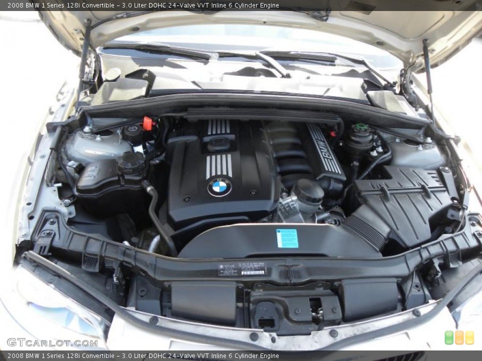 3.0 Liter DOHC 24-Valve VVT Inline 6 Cylinder Engine for the 2008 BMW 1 Series #46452735