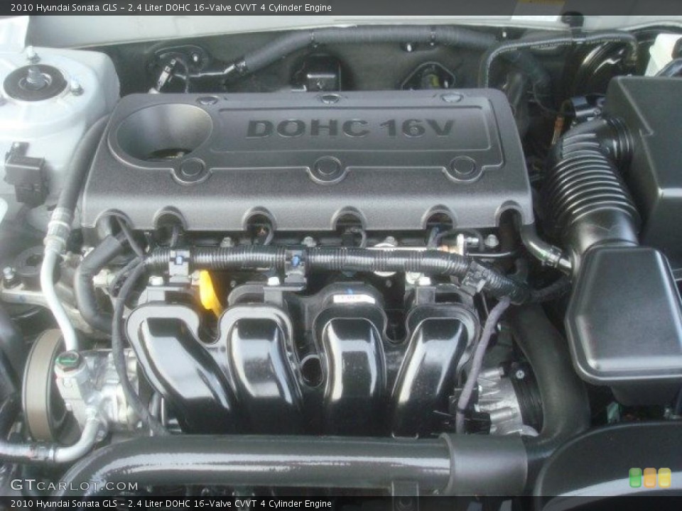 2.4 Liter DOHC 16-Valve CVVT 4 Cylinder Engine for the 2010 Hyundai Sonata #46464540