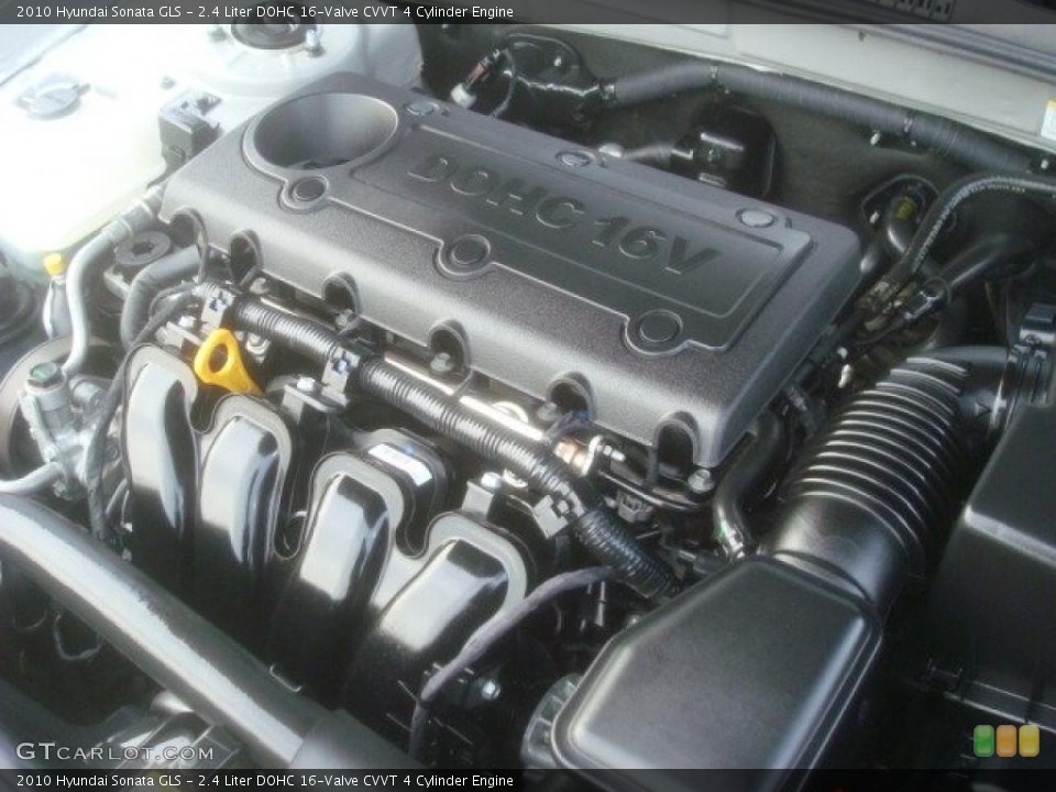 2.4 Liter DOHC 16-Valve CVVT 4 Cylinder Engine for the 2010 Hyundai Sonata #46464555