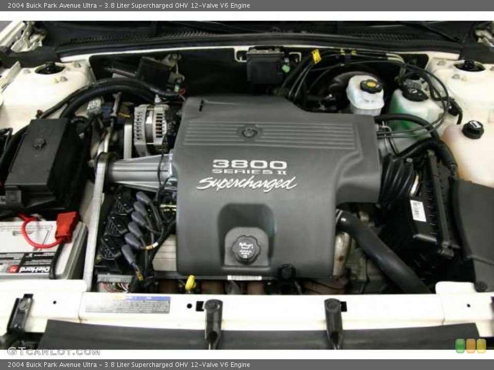3.8 Liter Supercharged OHV 12-Valve V6 Engine for the 2004 Buick Park Avenue #46472508