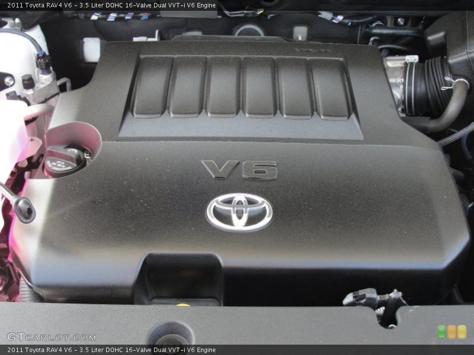 3.5 Liter DOHC 16-Valve Dual VVT-i V6 Engine for the 2011 Toyota RAV4 #46476096