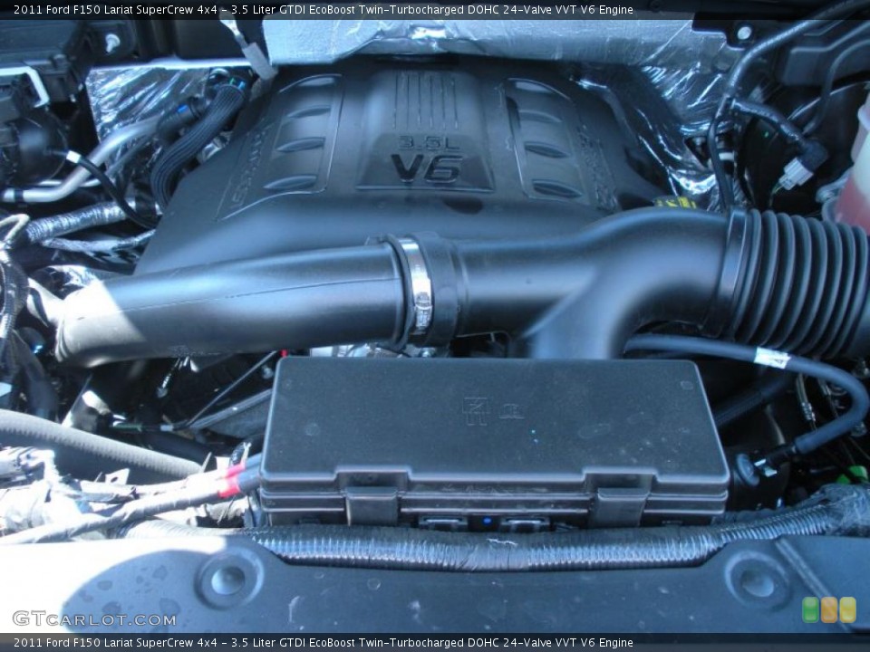 3.5 Liter GTDI EcoBoost Twin-Turbocharged DOHC 24-Valve VVT V6 Engine for the 2011 Ford F150 #46477437