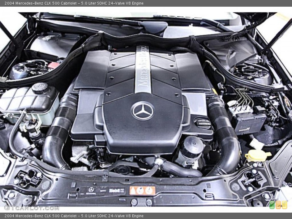 5.0 Liter SOHC 24-Valve V8 Engine for the 2004 Mercedes-Benz CLK #46479447