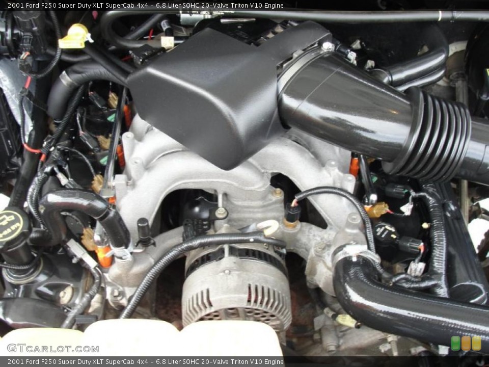 6.8 Liter SOHC 20-Valve Triton V10 Engine for the 2001 Ford F250 Super Duty #46480422