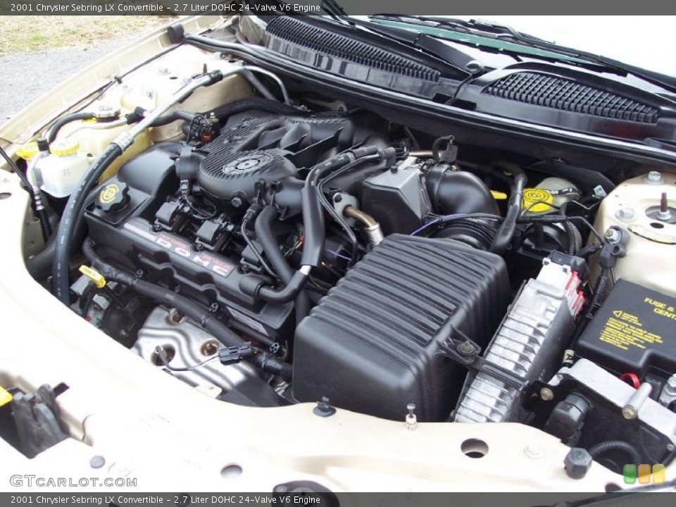 2.7 Liter DOHC 24-Valve V6 Engine for the 2001 Chrysler Sebring #46486662