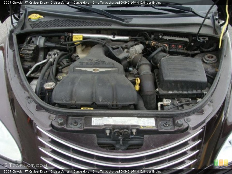2.4L Turbocharged DOHC 16V 4 Cylinder 2005 Chrysler PT Cruiser Engine