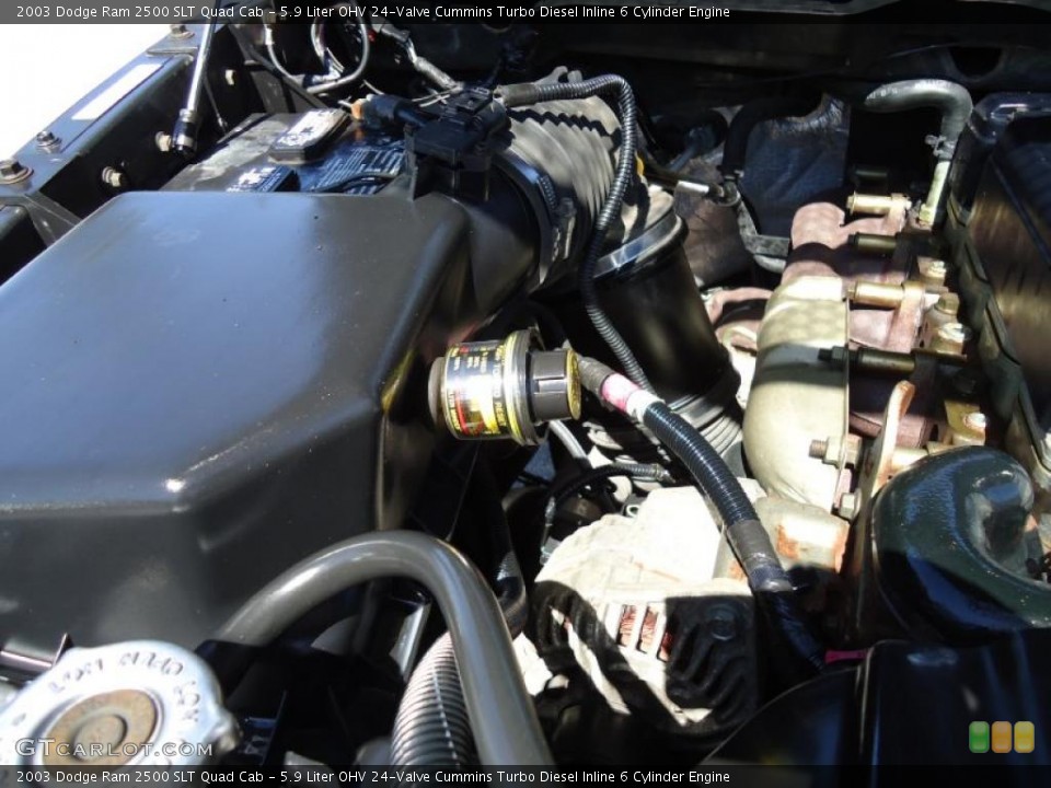 5.9 Liter OHV 24-Valve Cummins Turbo Diesel Inline 6 Cylinder Engine for the 2003 Dodge Ram 2500 #46494438