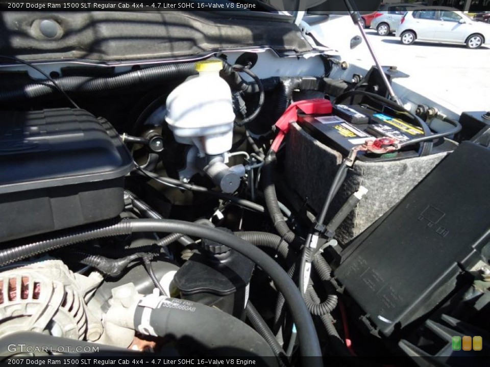 4.7 Liter SOHC 16-Valve V8 Engine for the 2007 Dodge Ram 1500 #46495008