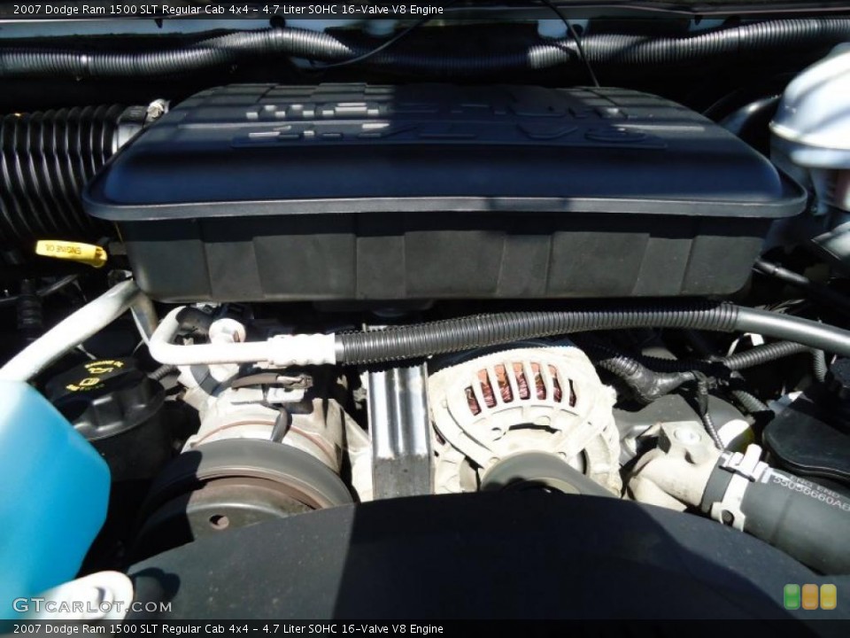 4.7 Liter SOHC 16-Valve V8 Engine for the 2007 Dodge Ram 1500 #46495023