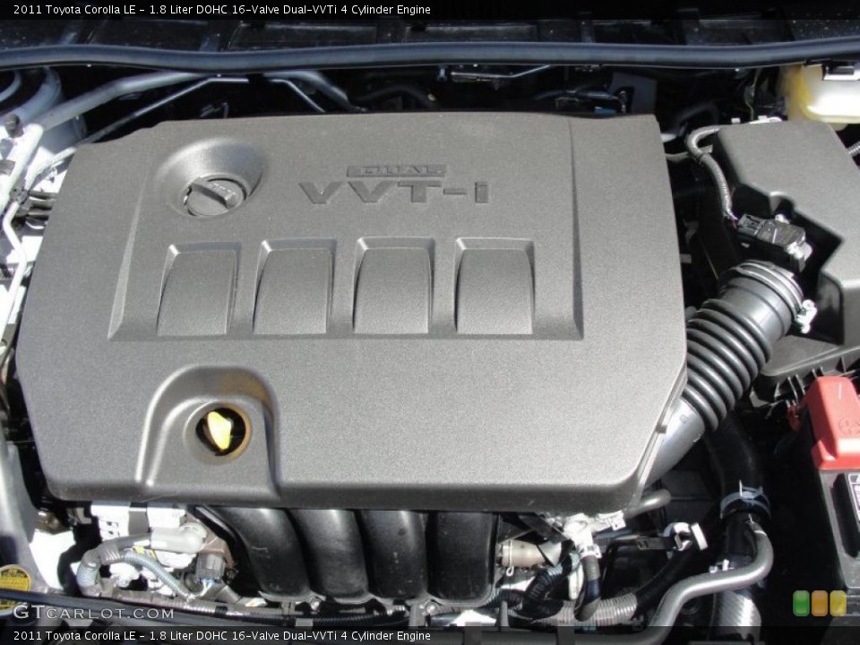 1.8 Liter DOHC 16-Valve Dual-VVTi 4 Cylinder Engine for the 2011 Toyota Corolla #46501616