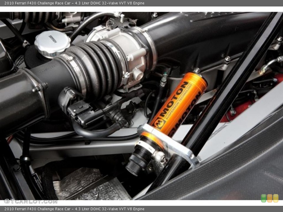 4.3 Liter DOHC 32-Valve VVT V8 2010 Ferrari F430 Challenge Engine