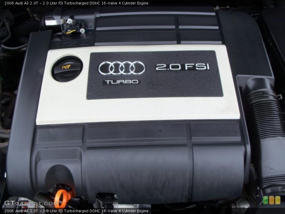 2.0 Liter FSI Turbocharged DOHC 16-Valve 4 Cylinder Engine for the 2006 Audi A3 #46503317