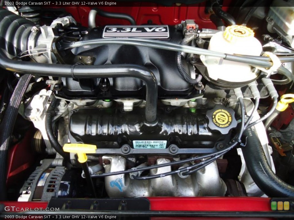 3.3 Liter OHV 12-Valve V6 Engine for the 2003 Dodge Caravan #46514217