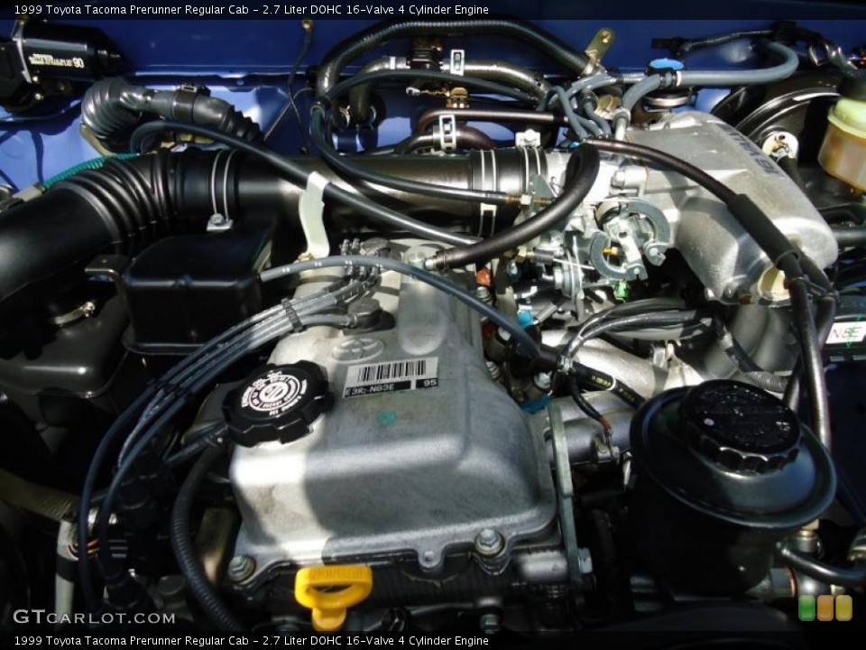 2.7 Liter DOHC 16-Valve 4 Cylinder Engine for the 1999 Toyota Tacoma #46514631